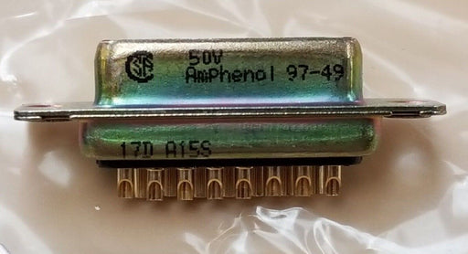 NEW ITT CANNON 051211-0000 CONNECTOR SET W/ 206942-1 LATCH CLIP & 17D-A15S CONN.