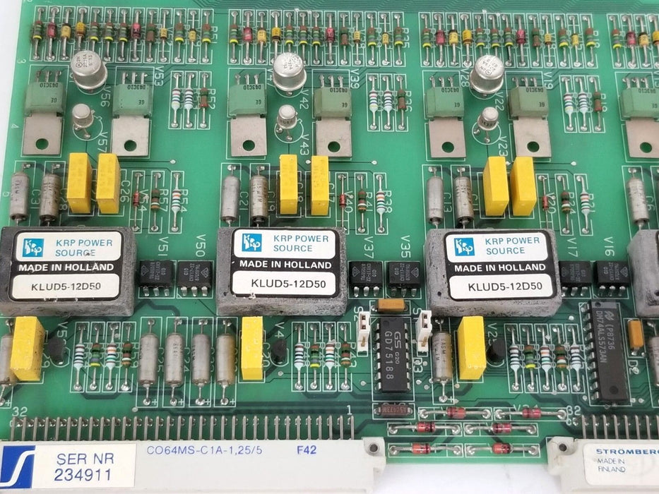 ABB / STROMBERG USART86-INT CURRENT LOOP BOARD 57275847 5760854-4B USART86INT