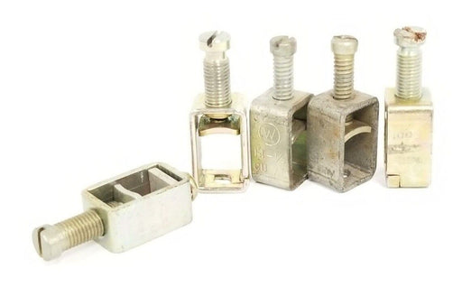 LOT OF 5 ASSORTED 14-1/0 TERMINAL LUGS T100FB E7819