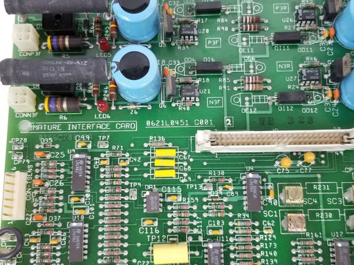 GENERAL ELECTRIC 0621L0451-G001 ARMATURE INTERFACE CARD 0166C7846DA-1 (REPAIRED)
