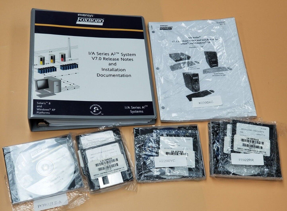 NIB INVENSYS / FOXBORO K0200WF V7.xP79/80 WS REDUNDANT NETWORK SOLARIS MEDIA