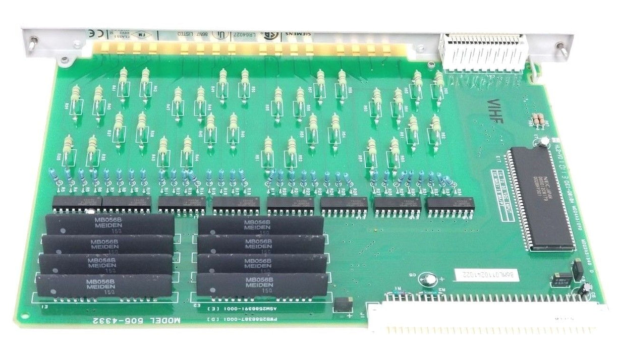 SIEMENS 505-4332 INPUT MODULE PWB2586387-0001 D ASM2586391-0001 E MD24A31092