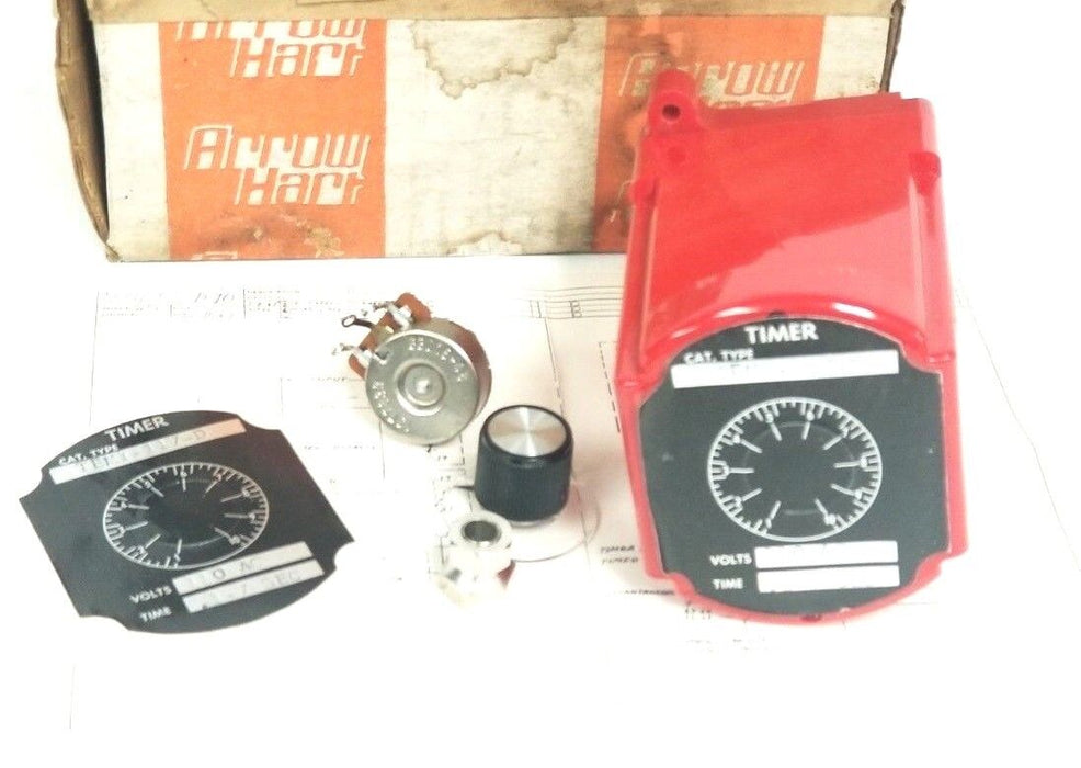 NIB ARROW HART TEMI-117-D TIMER 110VAC .1-7 SEC 5A 115V 2A 220V TEMI117D