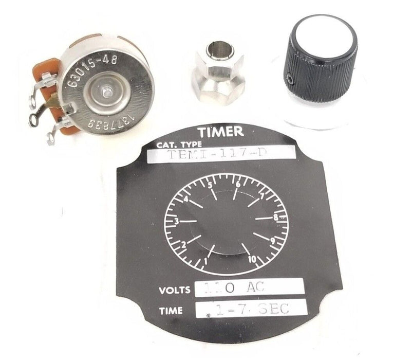NIB ARROW HART TEMI-117-D TIMER 110VAC .1-7 SEC 5A 115V 2A 220V TEMI117D