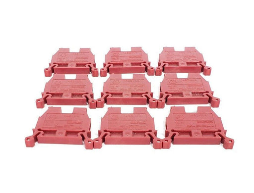 LOT OF 9 ALLEN BRADLEY 1492-W2 TERMINAL BLOCKS 1492W2