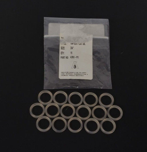 LOT OF 16 NEW A3 42RX-PX 3/4" SILICONE GASKETS 42RXPX