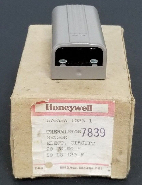 NIB HONEYWELL L7035A-1023-1 THERMISTOR SENSOR ELECT. CIRCUIT 20-80 30-120 DEG. F