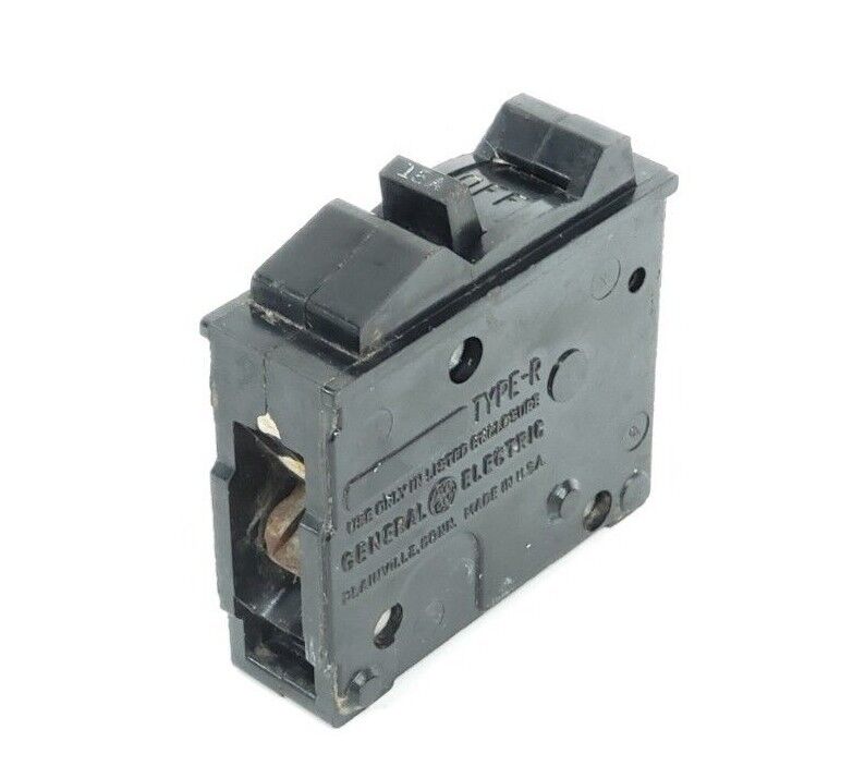 GENERAL ELECTRIC TYPE R CIRCUIT BREAKER, 15 AMP