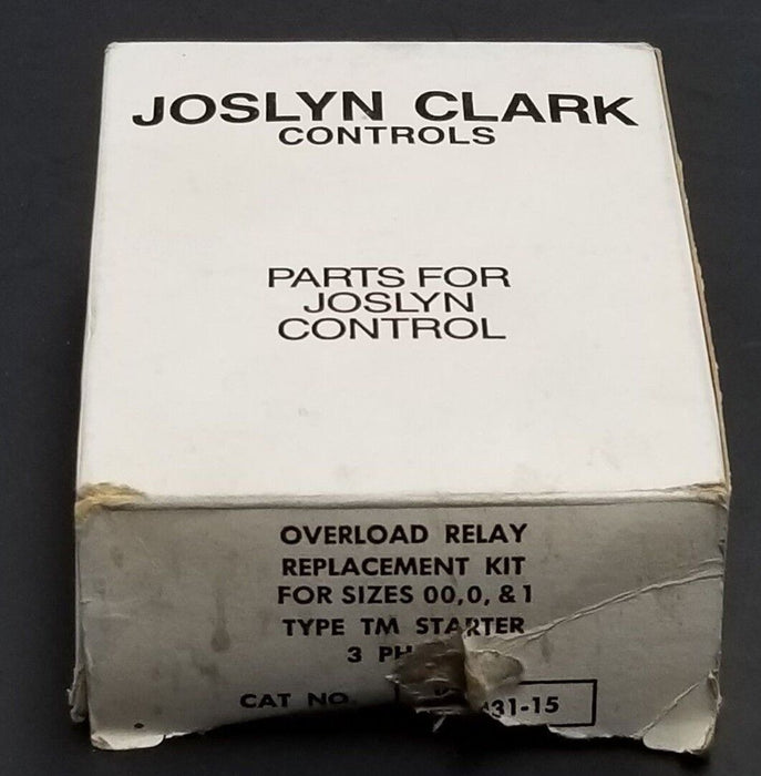 NIB JOSLYN CLARK KTM31-15 OVERLOAD RELAY REPLACEMENT KIT KTM3115