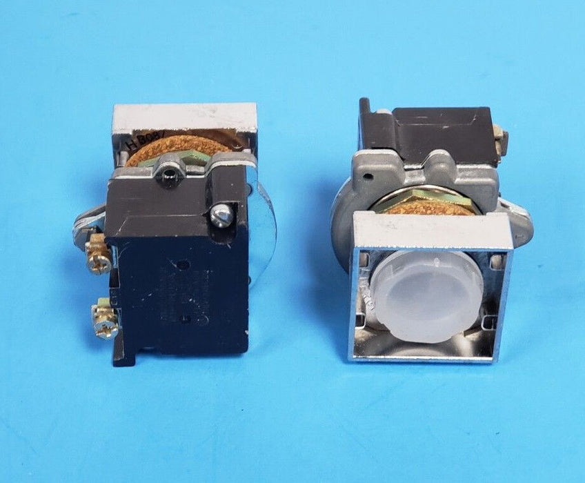 LOT OF 2 NEW CUTLER-HAMMER E30BA COMPACT PUSHBUTTON INDICATING LIGHTS, 120V