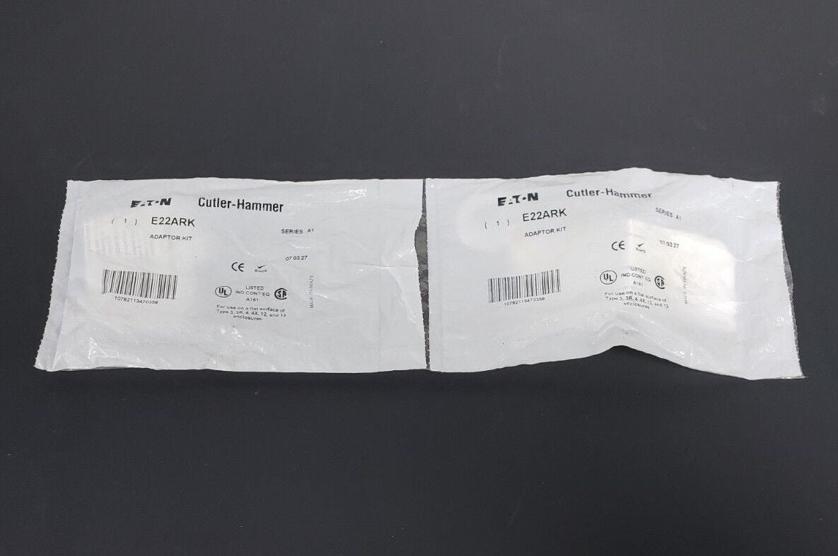 LOT OF 2 NEW EATON CUTLER-HAMMER E22ARK ADAPTOR KITS SER. A1