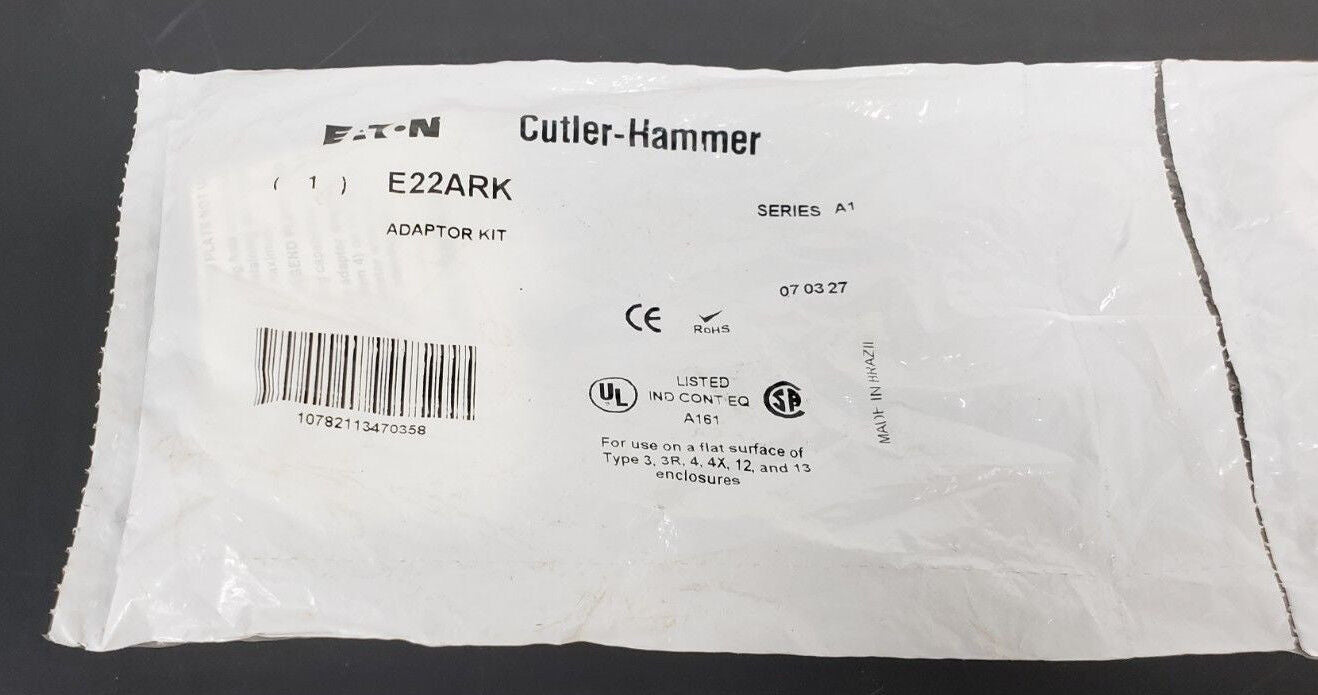 LOT OF 2 NEW EATON CUTLER-HAMMER E22ARK ADAPTOR KITS SER. A1