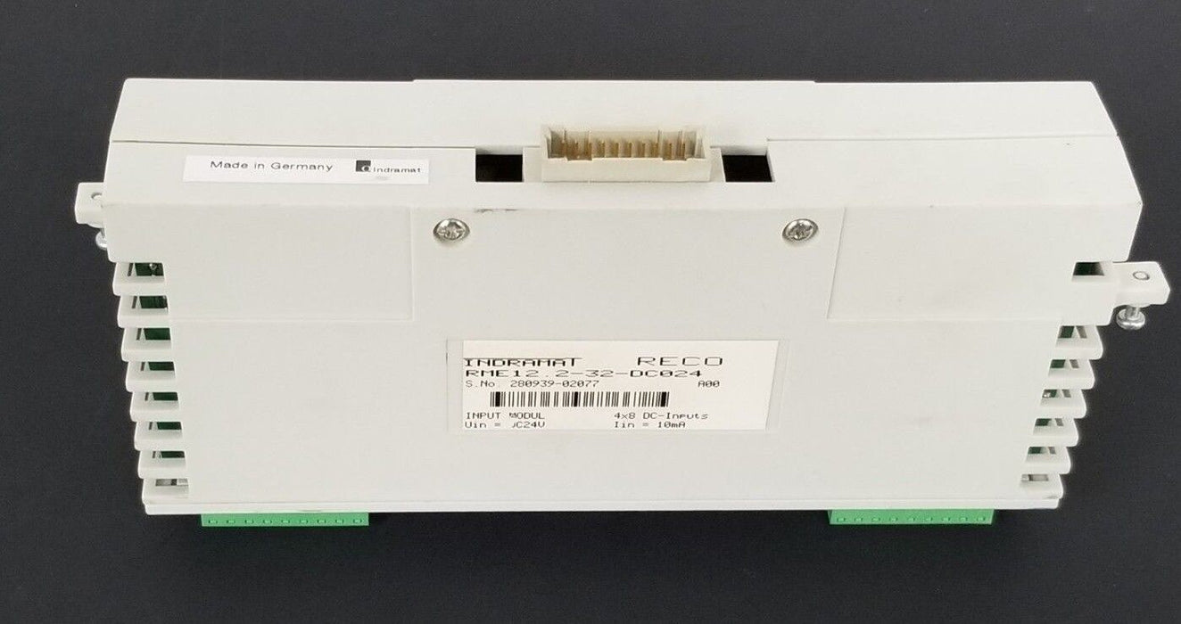 INDRAMAT RME12.2-32-DC024 INPUT MODULE 24VDC R911280939 RME12232DC024 RECO