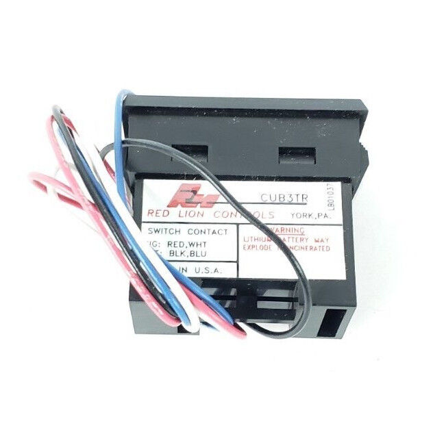 NEW RED LION CUB3TR00 TIME TOTALIZER 5-DIGIT HOUR METER REMOTE RESET, CUB3RT