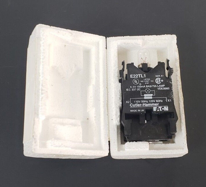 NEW EATON CUTLER-HAMMER E22TL1 TRANSFORMER UNIT SER. A1, 110V 50HZ, 120V 60HZ