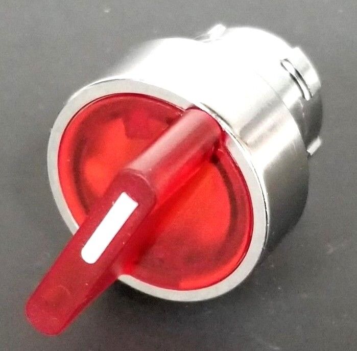 NEW IN BAG TELEMECANIQUE ZB2-BK144 SELECTOR SWITCH 2 POS. RED 22MM ZB2BK144