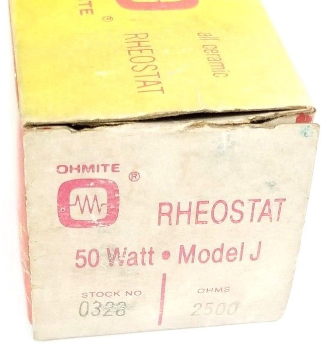 NIB OHMIT REOSTAT MODEL J STOCK NO. 0328, 2500 OHMS