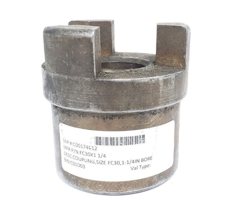 BOSTON GEAR FC30X1 1/4 COUPLING, SIZE FC30, 1-1/4" BORE FC30X11/4