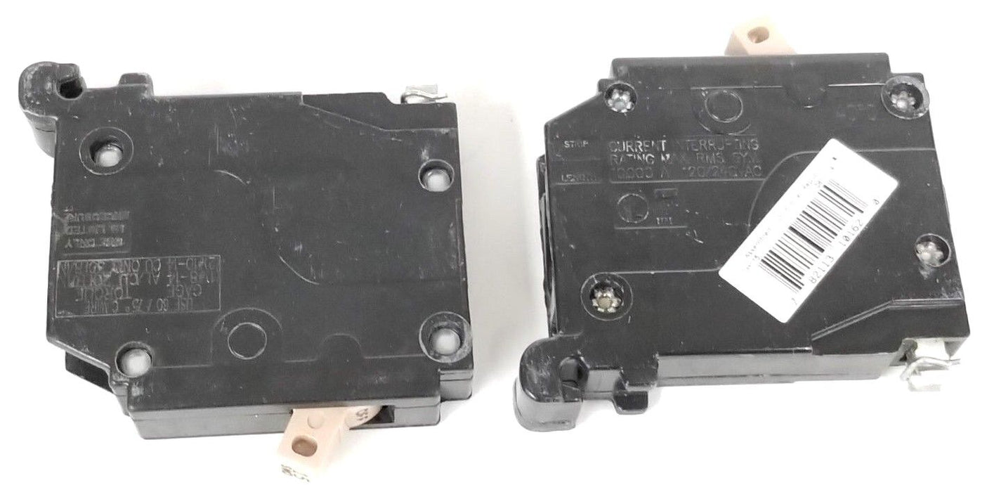LOT OF 2 NEW CUTLER HAMMER CH115 CIRCUIT BREAKERS 15A 120/240V