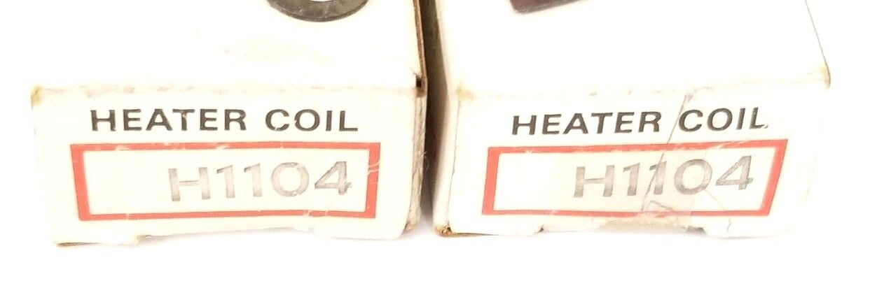 LOT OF 2 NIB CUTLER HAMMER H1104 OVERLOAD THERMAL HEATING ELEMENTS .221-.285A