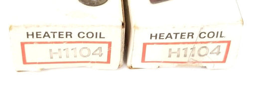 LOT OF 2 NIB CUTLER HAMMER H1104 OVERLOAD THERMAL HEATING ELEMENTS .221-.285A