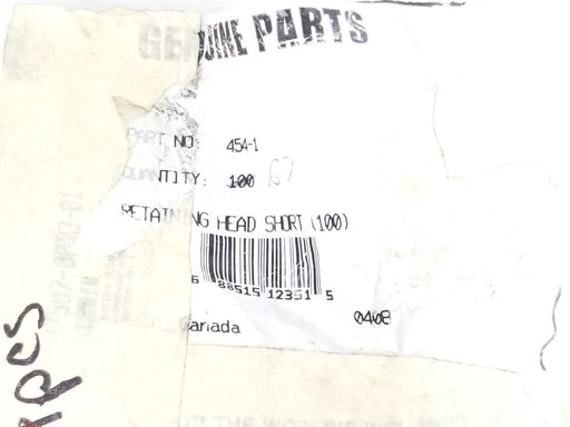 LOT OF 37 NEW TOUGH GUN 454-1 RETAINING HEADS 4541