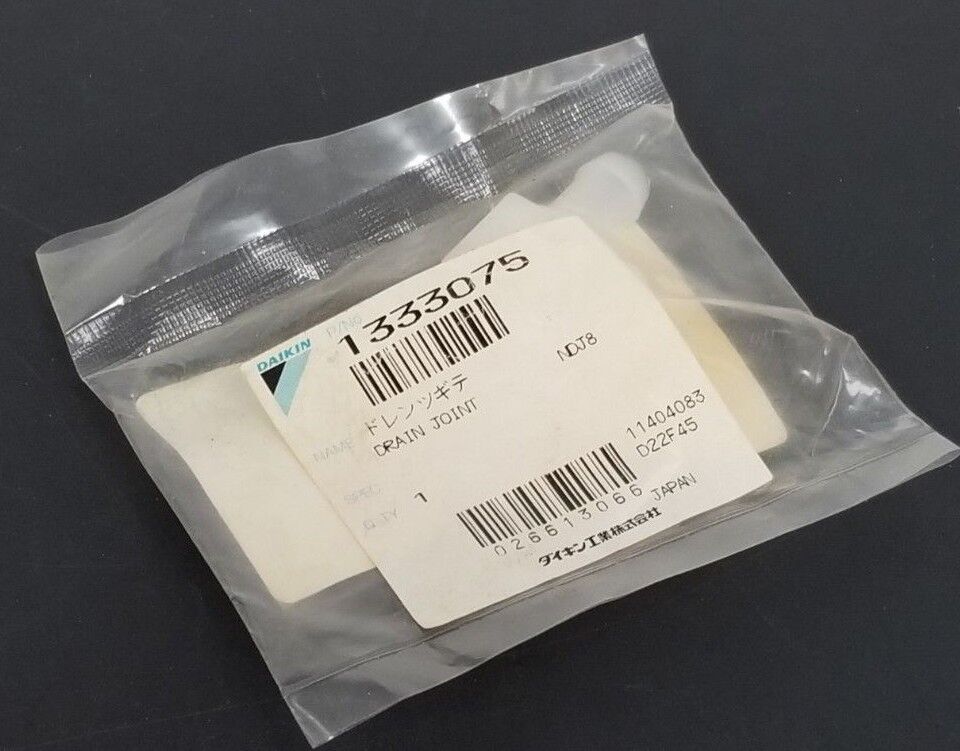 NEW IN BAG DAIKIN 1333075 DRAIN JOINT NDJ8 SB-1942667 #15 NDR151-103H-30