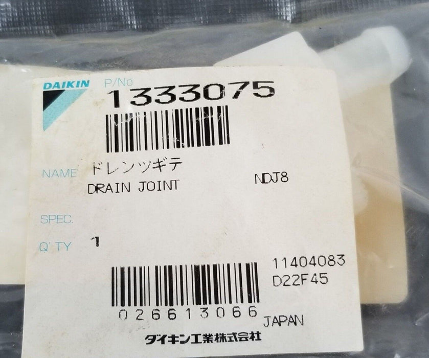 NEW IN BAG DAIKIN 1333075 DRAIN JOINT NDJ8 SB-1942667 #15 NDR151-103H-30