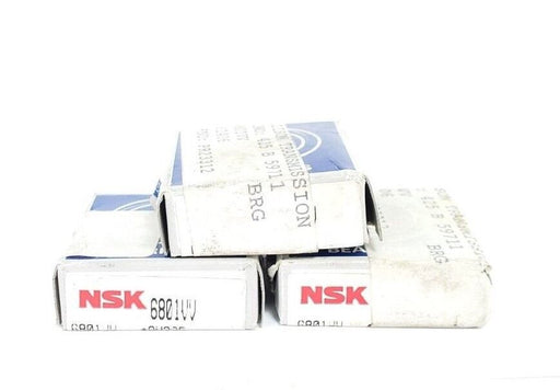 LOT OF 3 NIB NSK 6801VV SINGLE ROW BALL BEARINGS