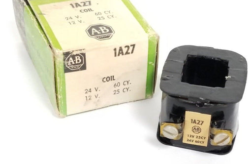 NIB ALLEN BRADLEY 1A27 COIL 12-24V 25-60CY