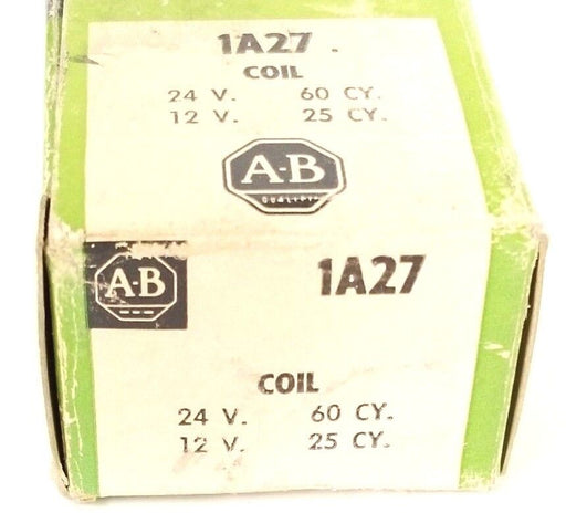 NIB ALLEN BRADLEY 1A27 COIL 12-24V 25-60CY
