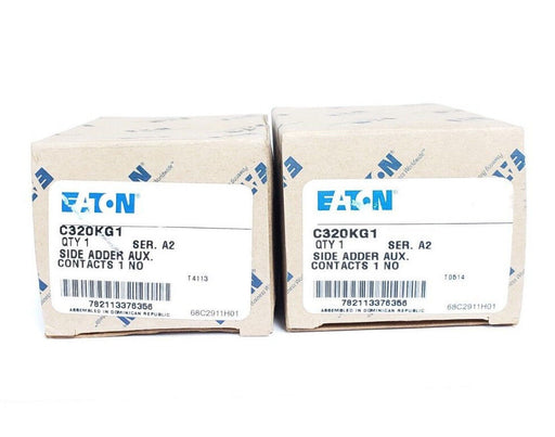 LOT OF 2 NIB EATON C320KG1 SERIES A2 AUXILIARY CONTACTS