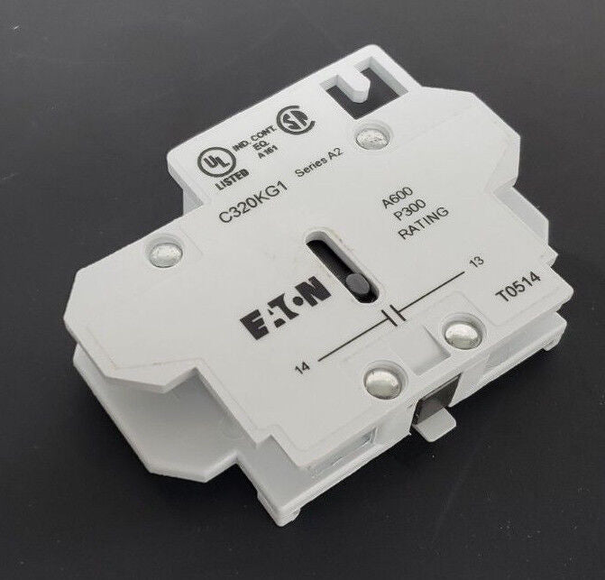 LOT OF 2 NIB EATON C320KG1 SERIES A2 AUXILIARY CONTACTS