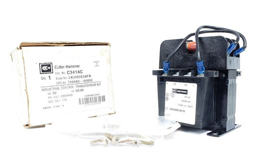 NIB CUTLER-HAMMER C341AC INDUSTRIAL CONTROL TRANSFORMER KIT CK0050E2AFB
