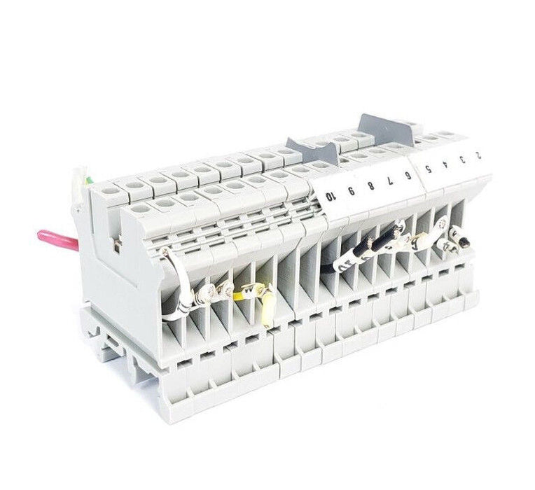 LOT OF 16 PHOENIX CONTACT TYPE UK5 FEED-THROUGH TERMINAL BLOCKS GREY VDE 0611