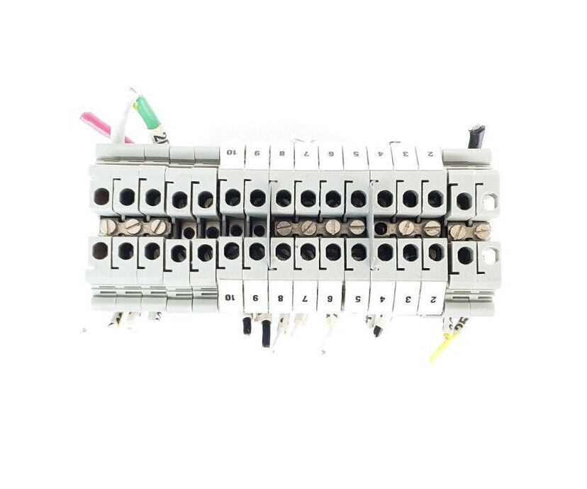 LOT OF 16 PHOENIX CONTACT TYPE UK5 FEED-THROUGH TERMINAL BLOCKS GREY VDE 0611