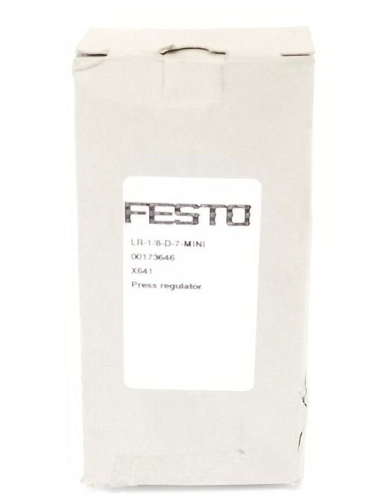 NIB FESTO ELECTRIC LR-1/8-D-7-MINI PRESSURE REGULATOR W/O GAUGE