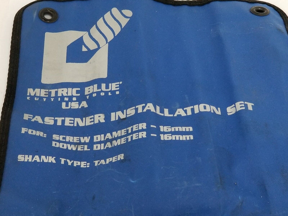 METRIC BLUE FASTENER INSTALLATION SET W/ 14.00MM TAP DRILL & 16.00MM COUNTERBORE