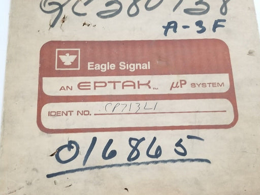 EAGLE SIGNAL CP713L1 EPTAK LOAD TRACK DRIVER BOARD PCP-1153 PCP-1140