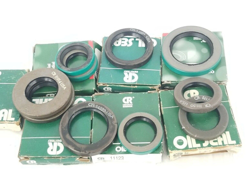 LOT OF 10 NEW CHICAGO RAWHIDE OIL SEALS 11914 9307 11123 14223 11150 14864 16118