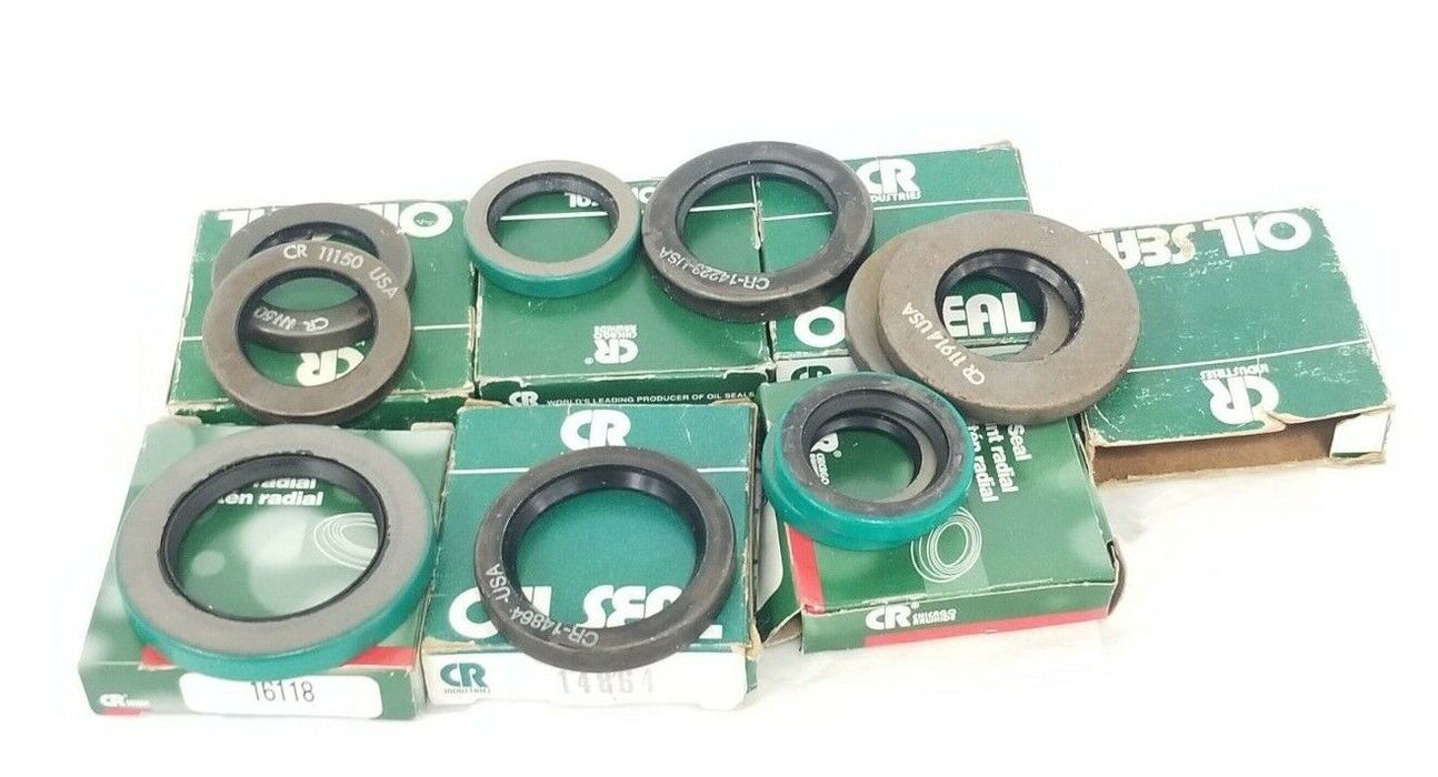 LOT OF 10 NEW CHICAGO RAWHIDE OIL SEALS 11914 9307 11123 14223 11150 14864 16118