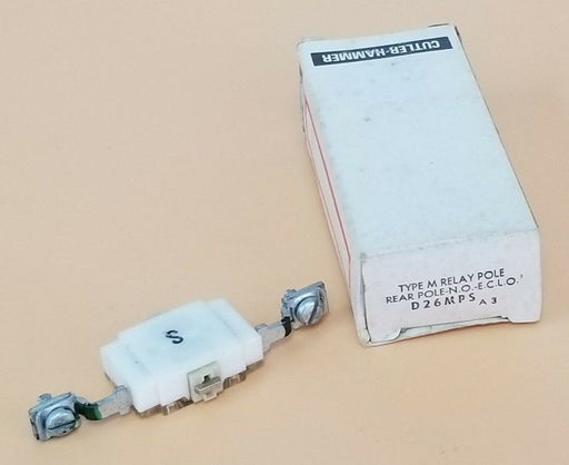 NIB EATON CUTLER HAMMER D26MPS TYPE M RELAY POLE REAR POLE SER. A3
