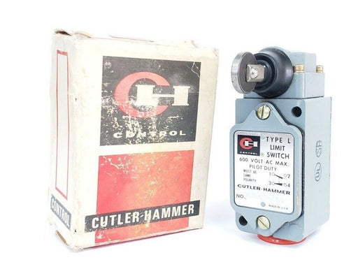 NIB CUTLER HAMMER 10316H872C LIMIT SWITCH TYPE: L 600VAC