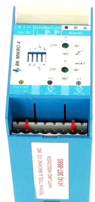 LEUKHARDT 8.0402.06 BK MIKRO 4 TIME DELAY RELAY 6304200 (MISSING TERMINAL)