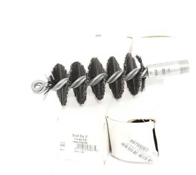 LOT OF 2 NIB SCHAEFER BRUSH 43283 BRUSHES DIA. 2'' FLUE SIZE 2.25 HEAVY FILLED