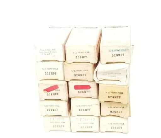 LOT OF 15 NIB CUTLER-HAMMER D26MPF RELAY CONTACT CARTRIDGES N.O. FRONT POLE