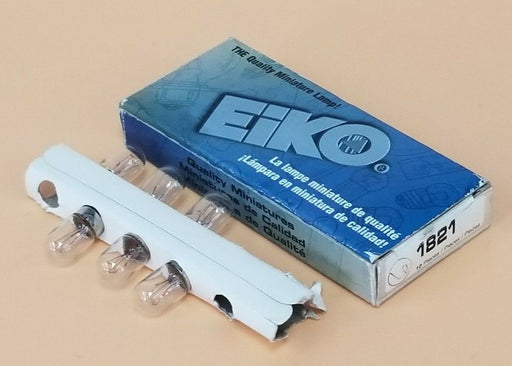 BOX OF 6 NEW EIKO 1821 BULBS 28V, 17A