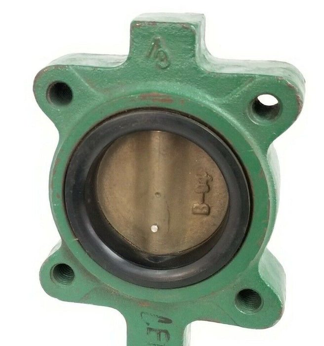 CRANE / CENTERLINE 53 SERIES 200 BUTTERFLY VALVE 3'' IN. W/ 24:1 GEAR REDUCER
