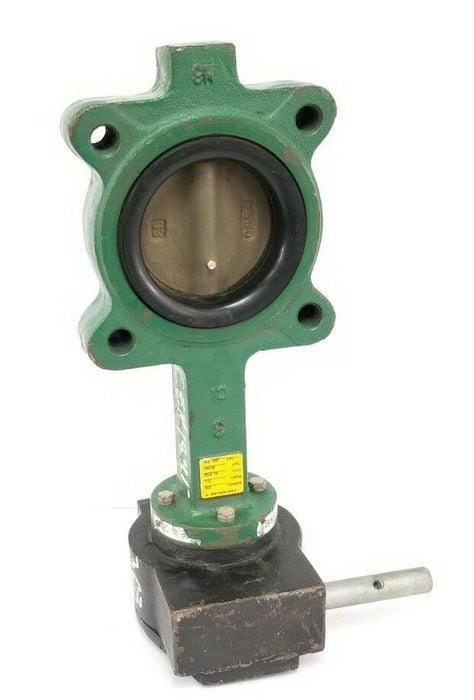 CRANE / CENTERLINE 53 SERIES 200 BUTTERFLY VALVE 3'' IN. W/ 24:1 GEAR REDUCER