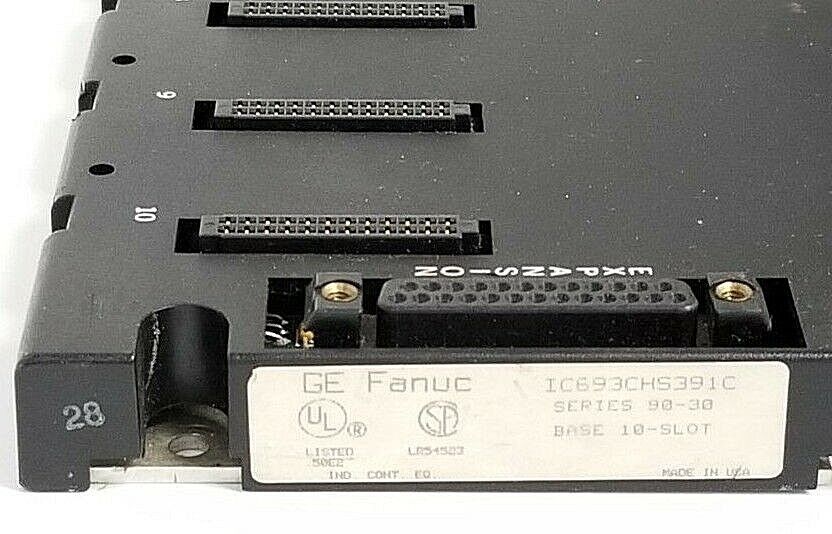 GE FANUC IC693CHS391C 10-SLOT BASE PROGRAMMABLE CONTROLLER (DAMAGED)